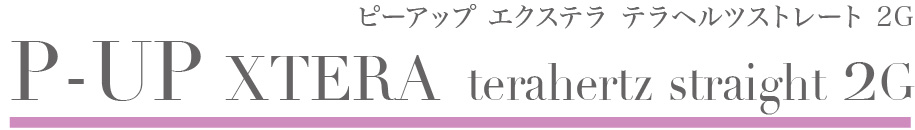 xtera エクステラ ピーアップテラヘルツアイロン 2G